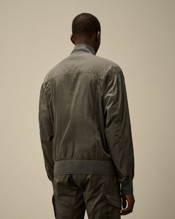 Chrome-R Full Button Jacket - Smoked pearl