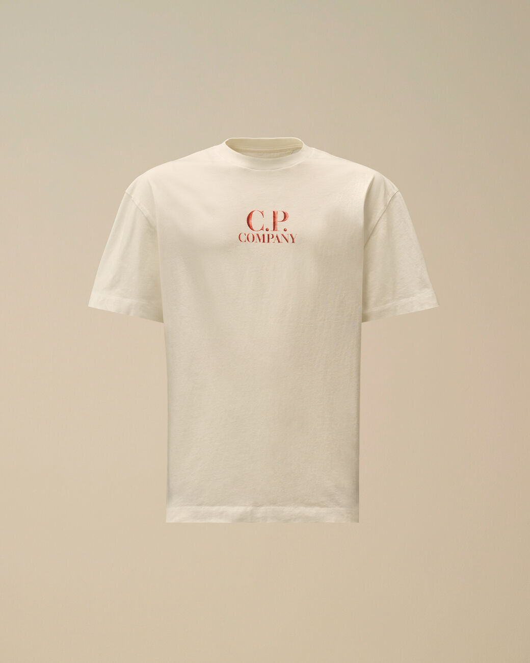 30/1 Jersey Logo T-Shirt - Gauze white