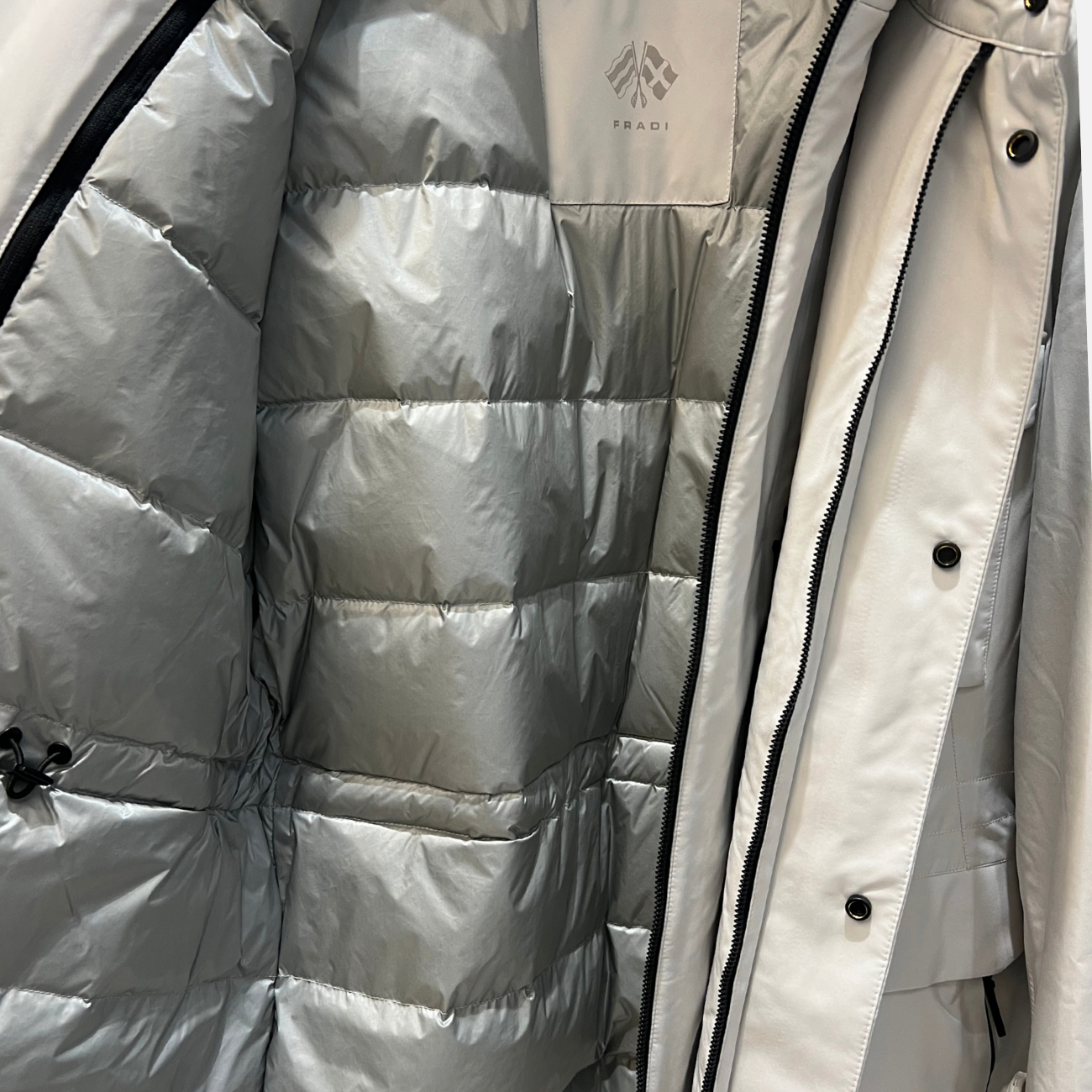 REAL DOWN PUFFER JACKET - ICE
