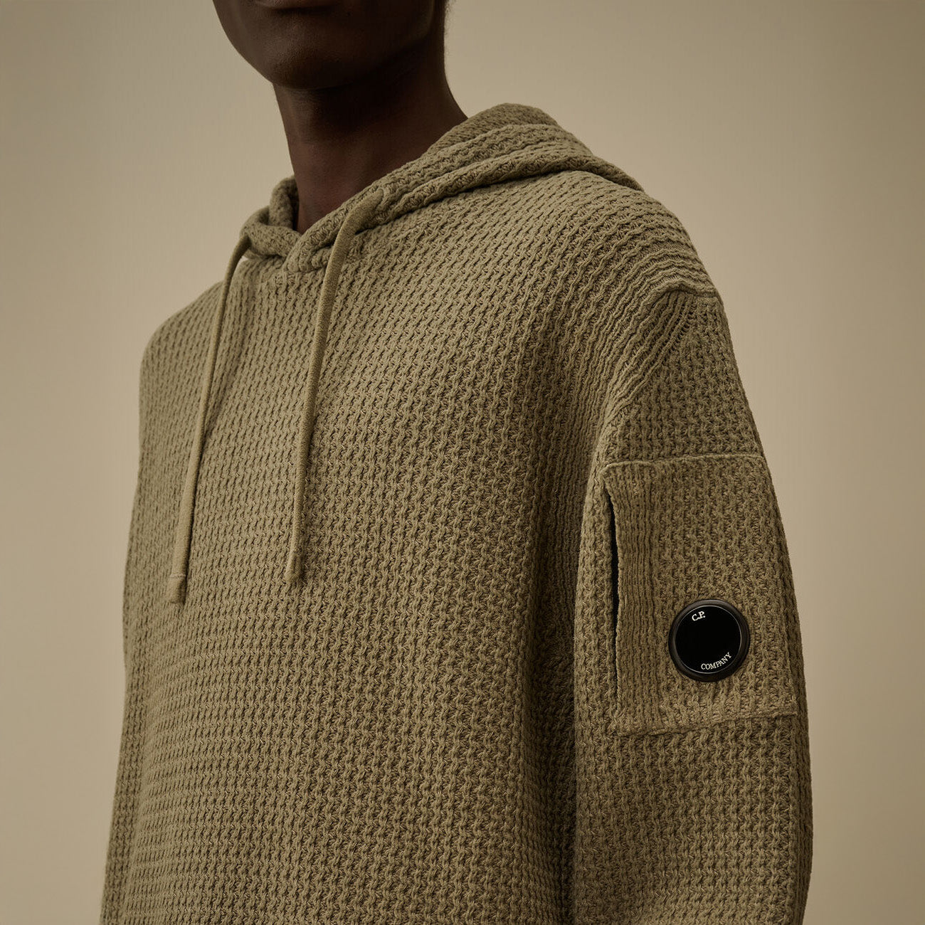 CHENILLE HOODED SWEATER - FALLEN ROCK