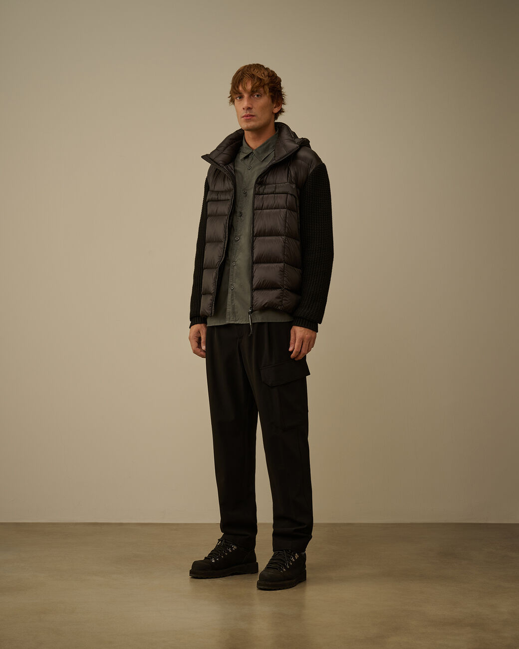 FULL ZIP GOGGLE SWEATER