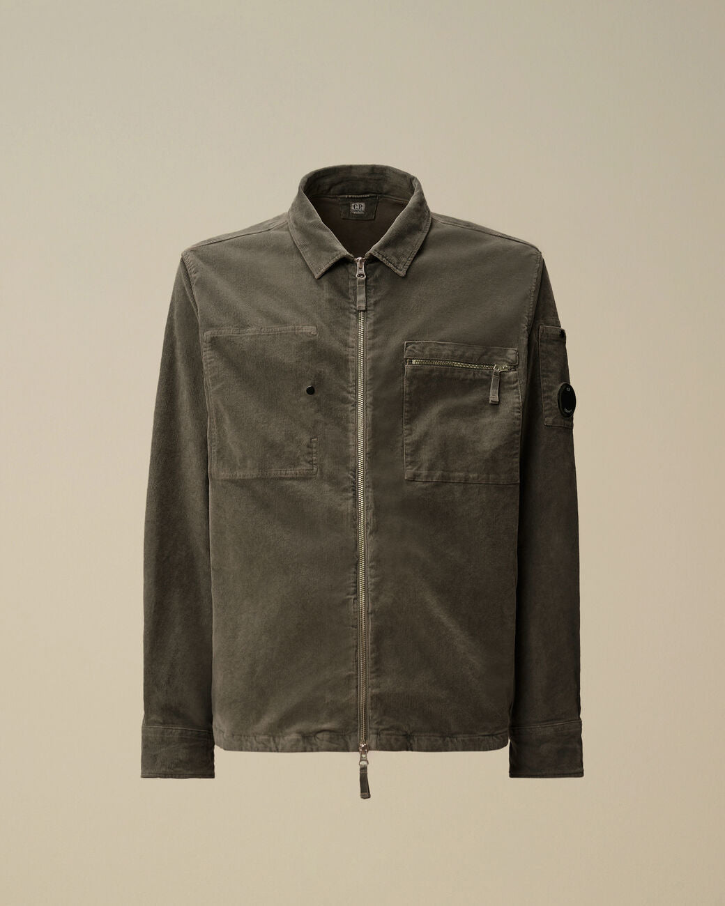 LENS ZIPPED OVERSHIRT