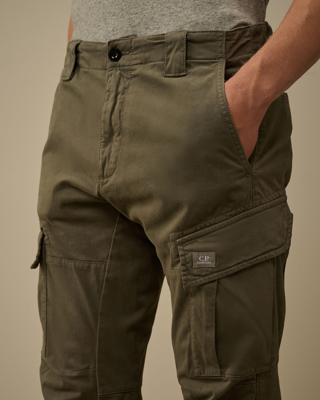 SATEEN CARGO PANTS