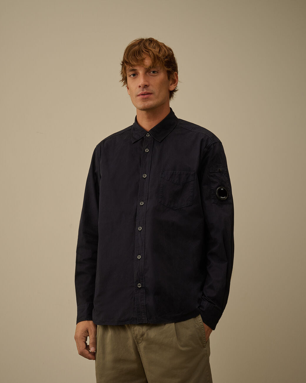 MICROREPS BUTTON SHIRT - NAVY