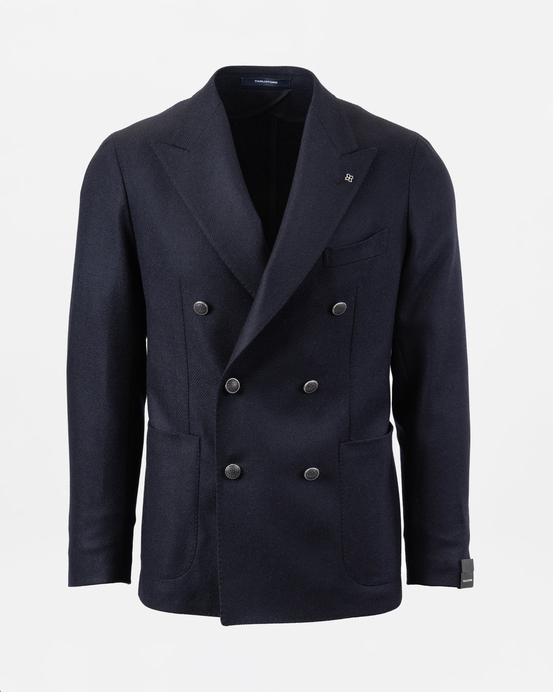 Double Breasted Blazer - Navy Wool Cashmere