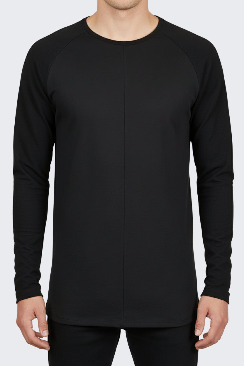 HANNES ROETHER  SWEATSHIRT - BLACK