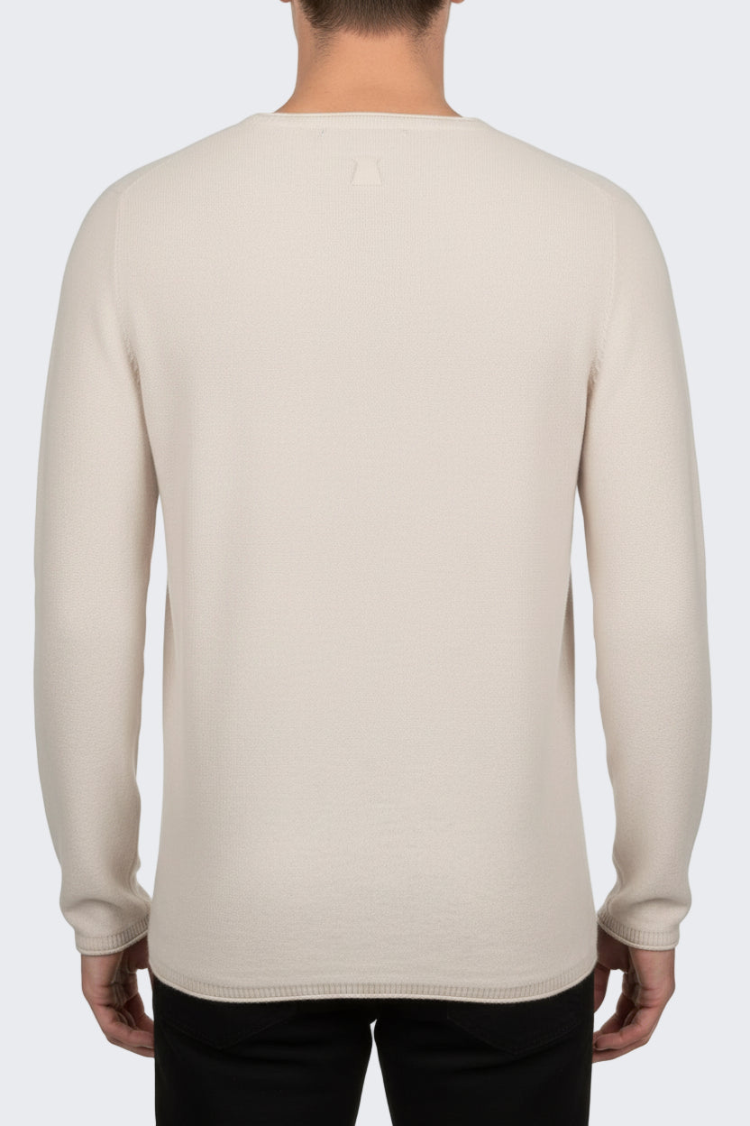 HANNES ROETHER MERINO CASHMERE PULLOVER - BLITZ