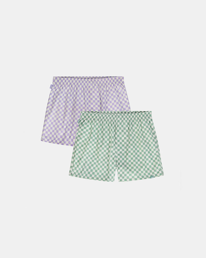 2-Pair boxer Shorts - Checkered