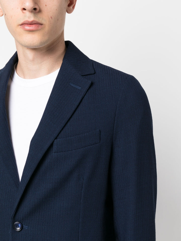 Knitted blazer - Navy