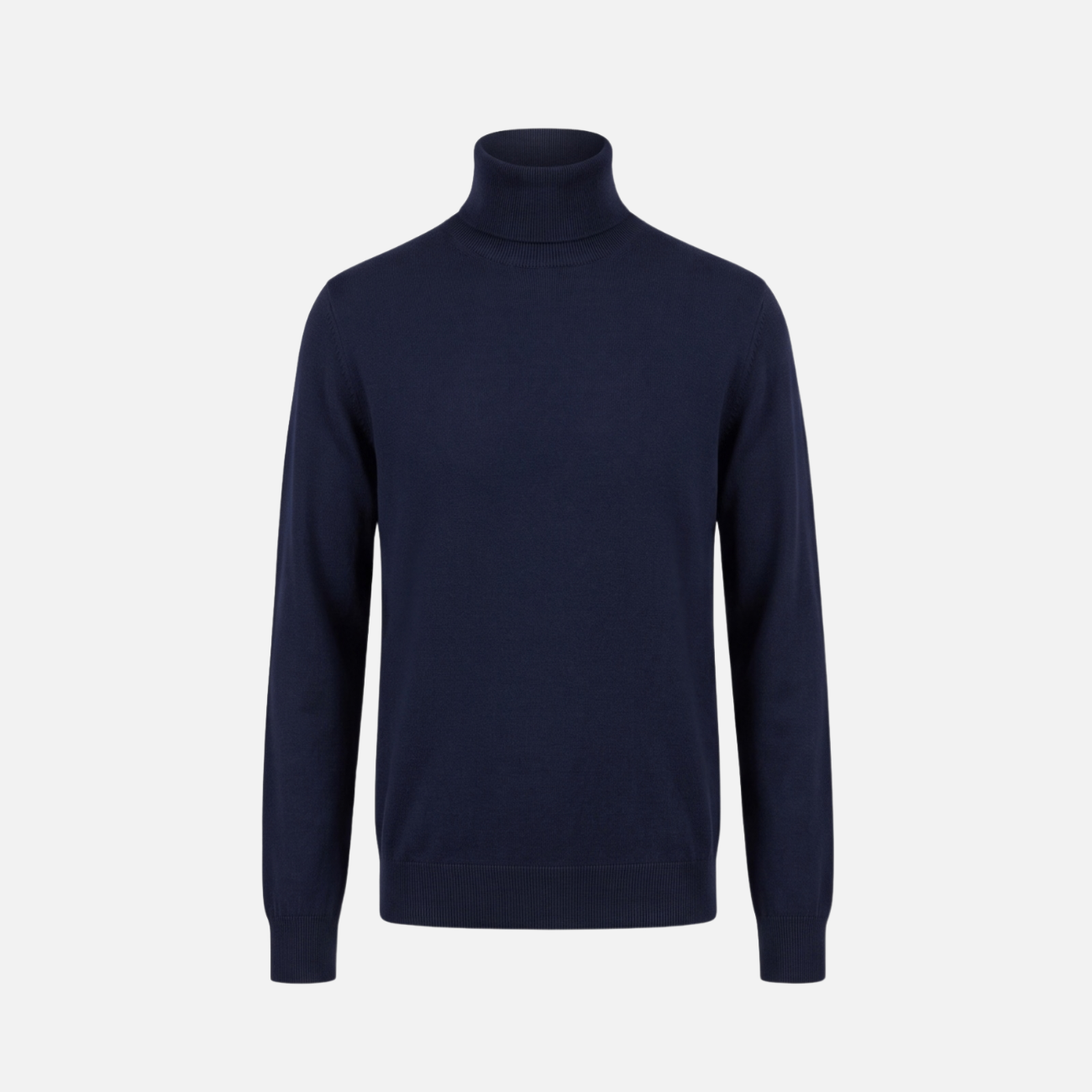 VIRGIN WOOL TURTLENECK - NAVY