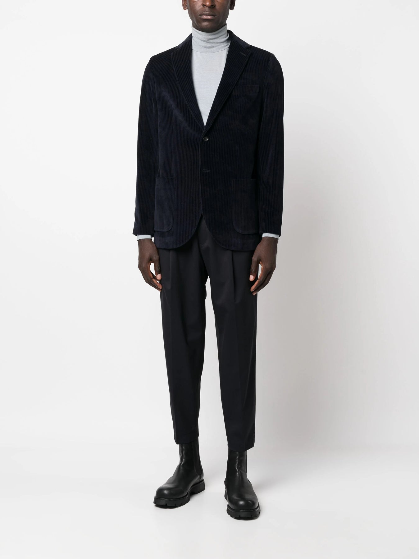 Navy 2025 corduroy blazer