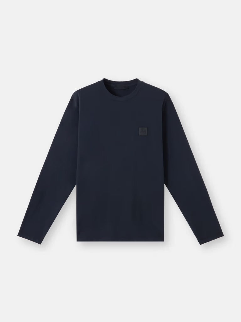 Stone Island Ghost  2100007 CREPE COTTON JERSEY T-shirt - Navy Blue