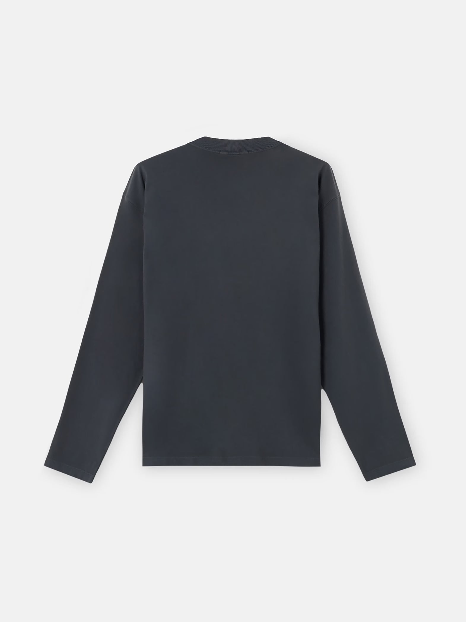 ORGANIC COTTON JERSEY LONG-SLEEVE T-SHIRT - NAVY