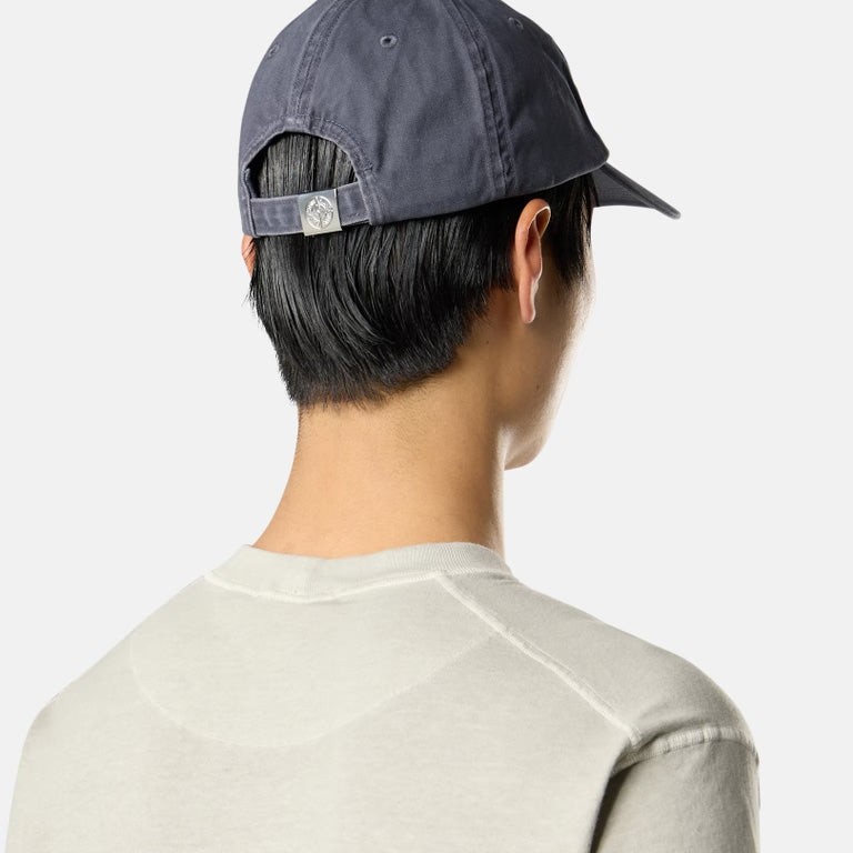 ORGANIC COTTON JERSEY 'FISSATO' EFFECT  T-SHIRT - PEARL GREY