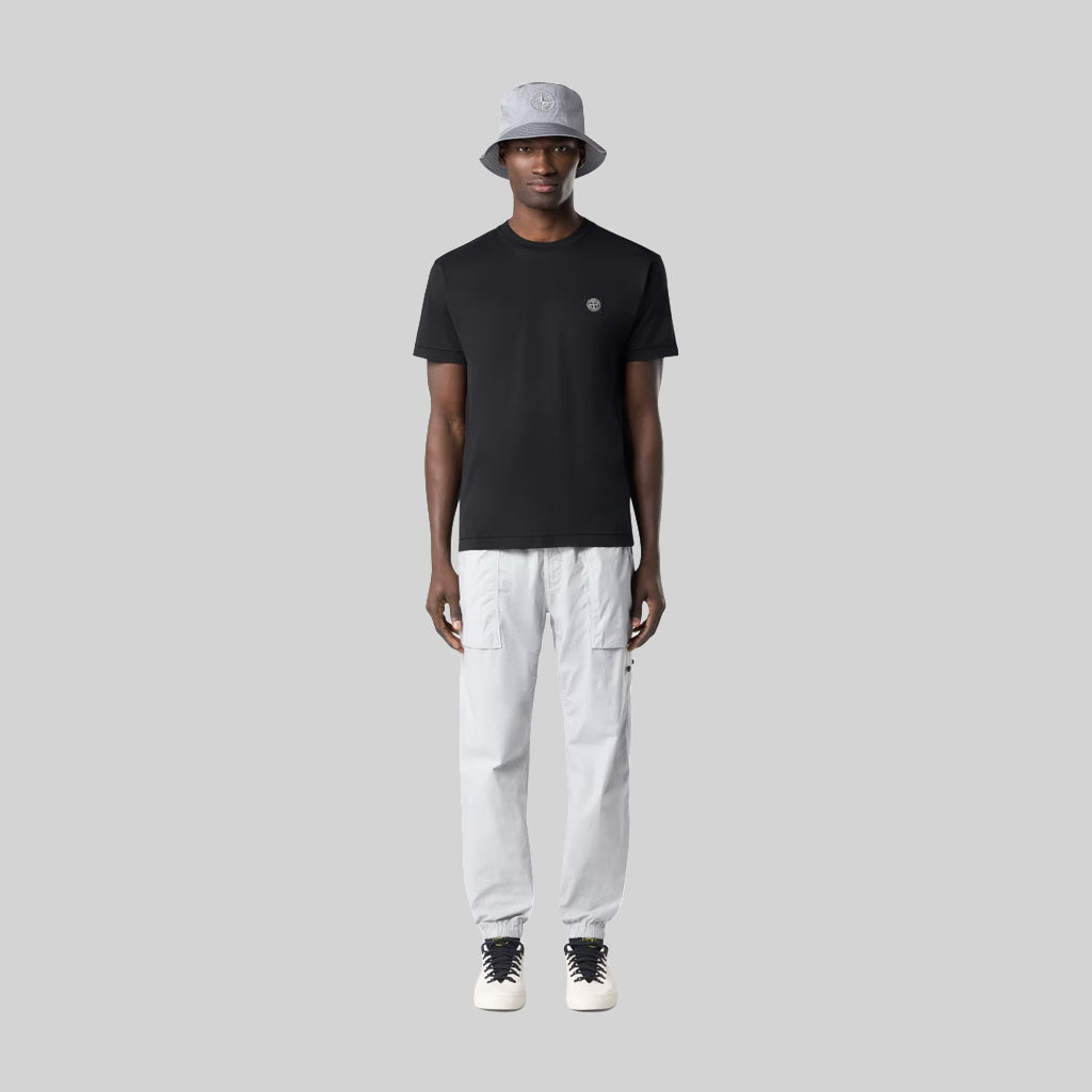 60/2 COTTON JERSEY SLIM FIT T-SHIRT - BLACK