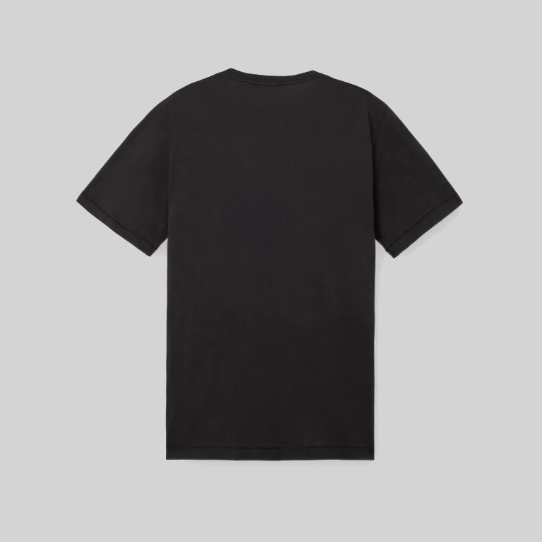 60/2 COTTON JERSEY SLIM FIT T-SHIRT - BLACK