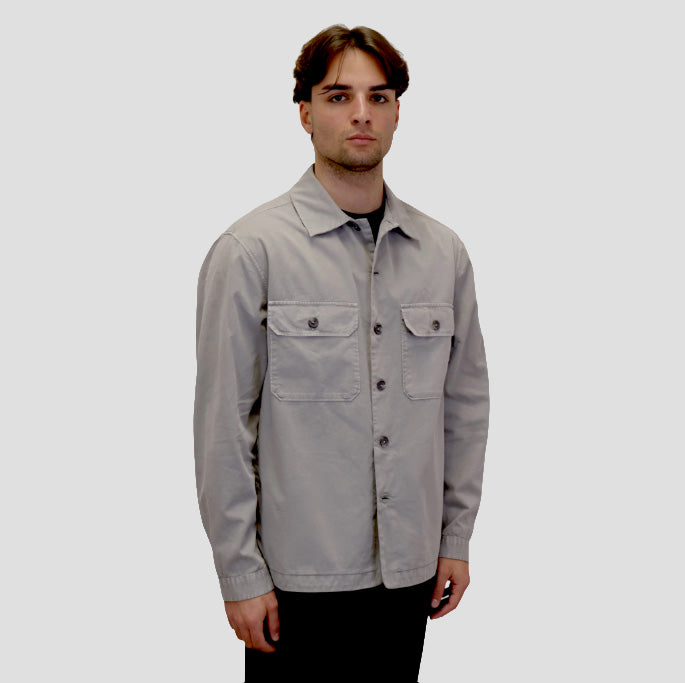 COTTON OVERSHIRT - GREY