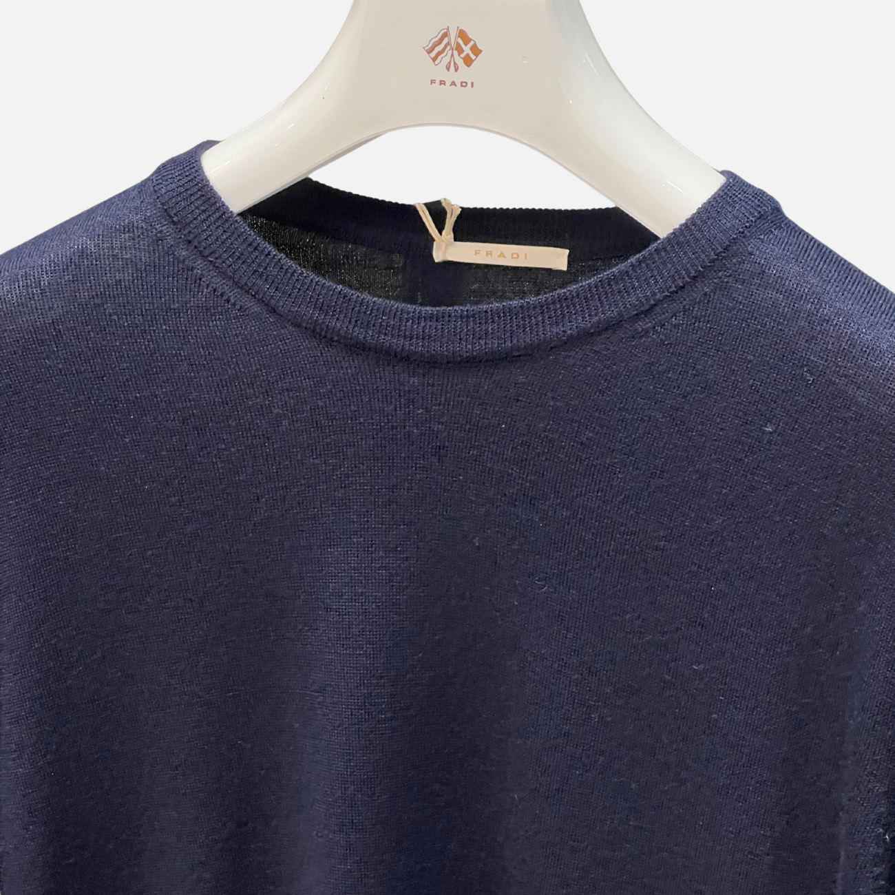 VIRGIN WOOL CREWNECK - NAVY