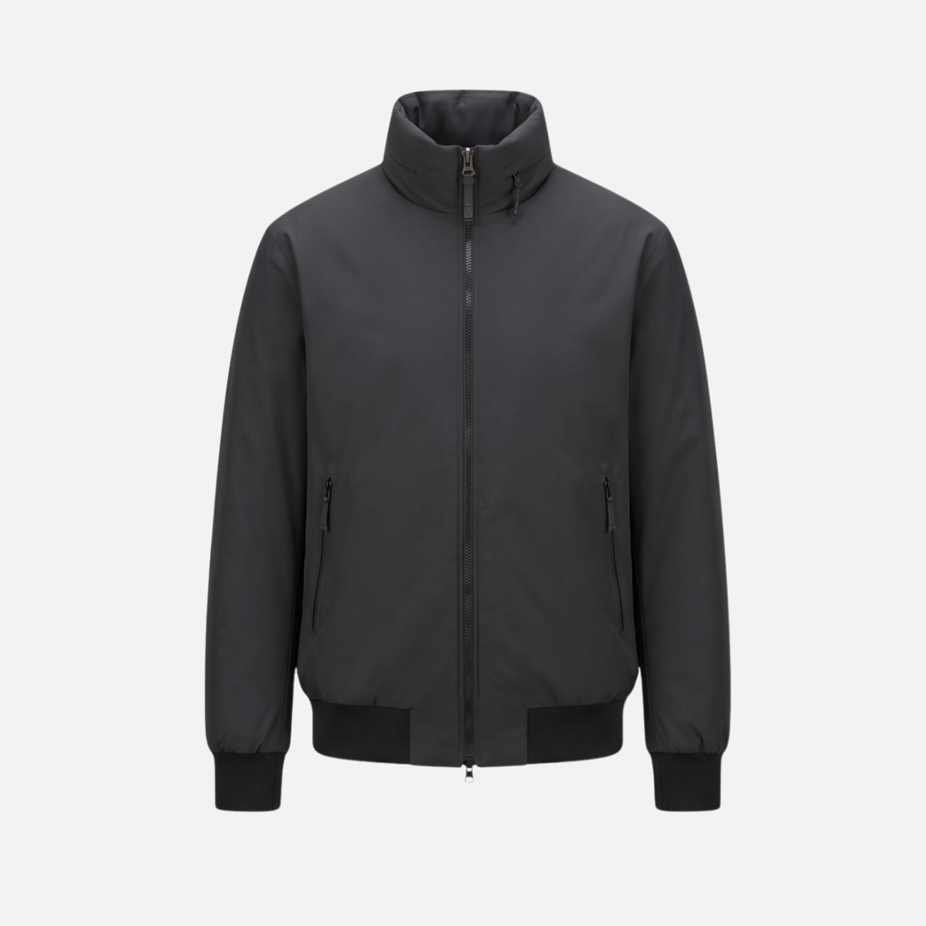 REAL DOWN BOMBER JACKET - BLACK