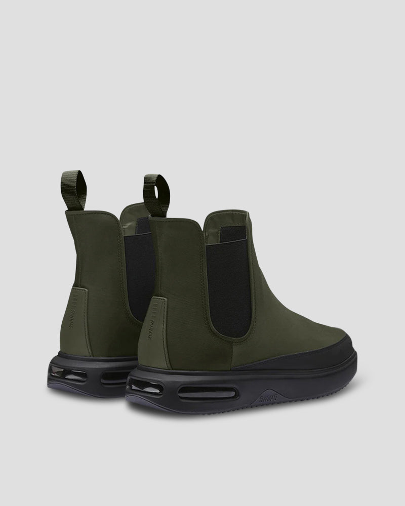 Chelsea Hybrid Boots - Black/ Olive