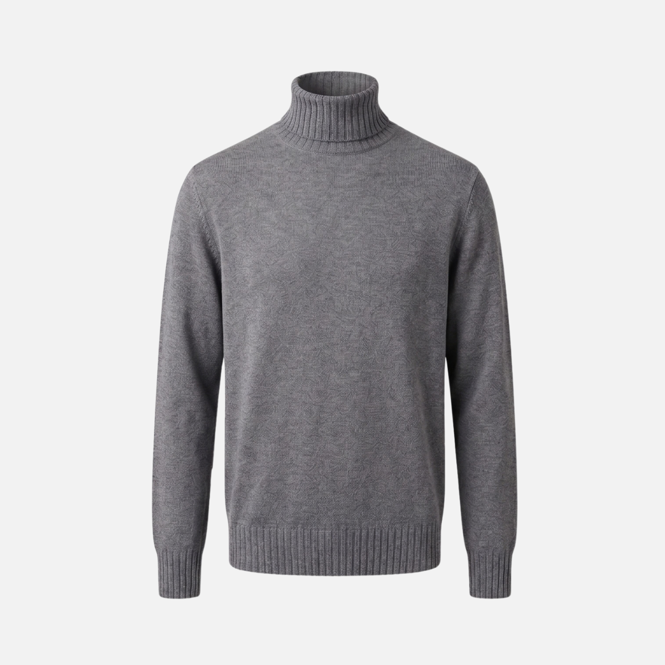 VIRGIN WOOL TURTLENECK - GREY