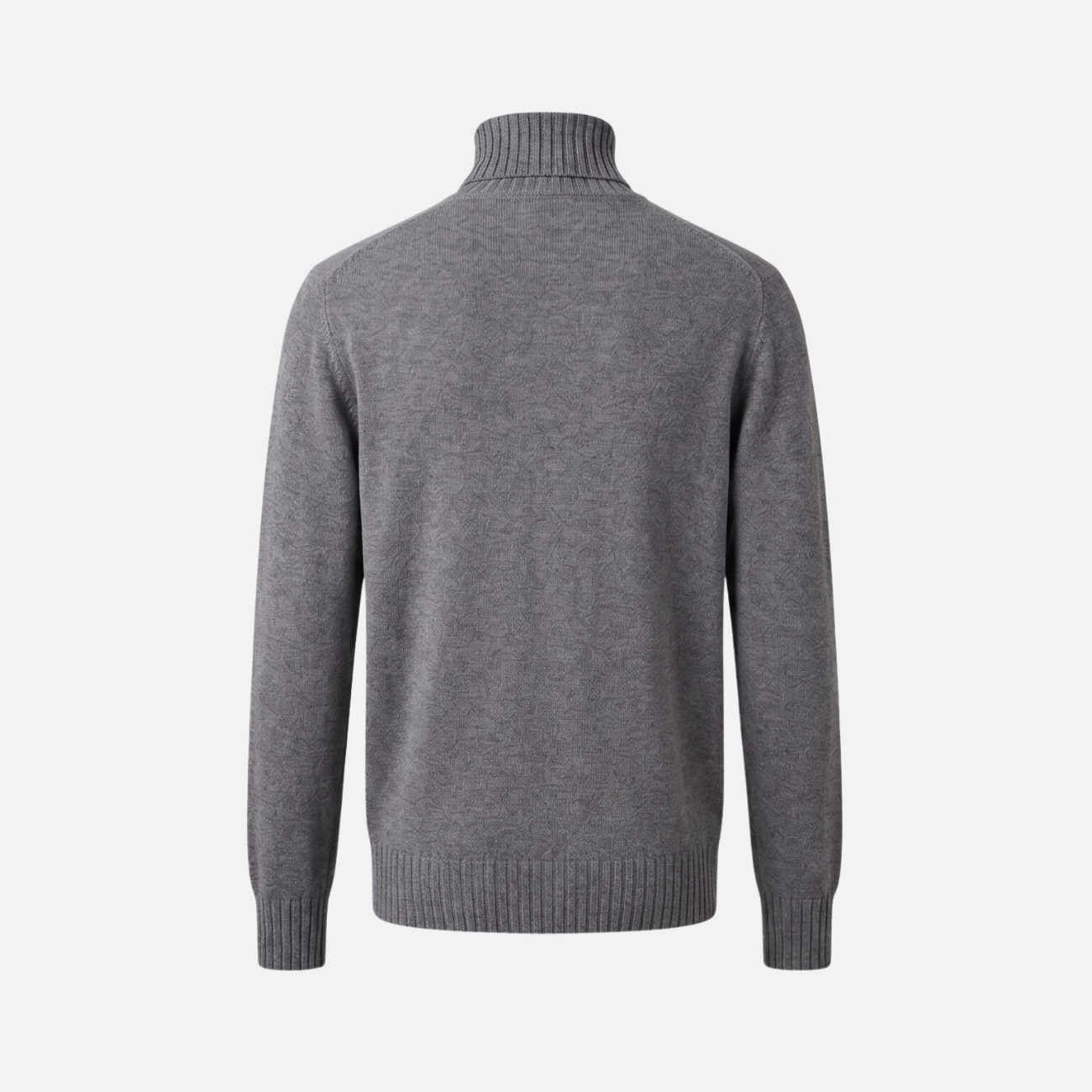 VIRGIN WOOL TURTLENECK - GREY