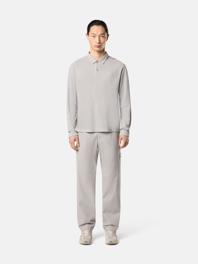 Stone Island Ghost long-sleeve polo shirt - Dust