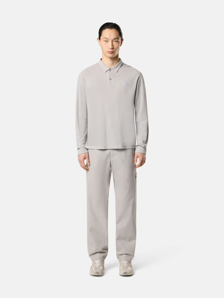 Stone Island Ghost long-sleeve polo shirt - Dust
