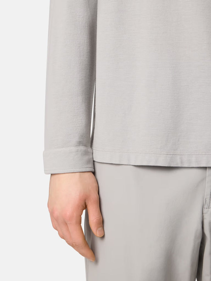 Stone Island Ghost long-sleeve polo shirt - Dust
