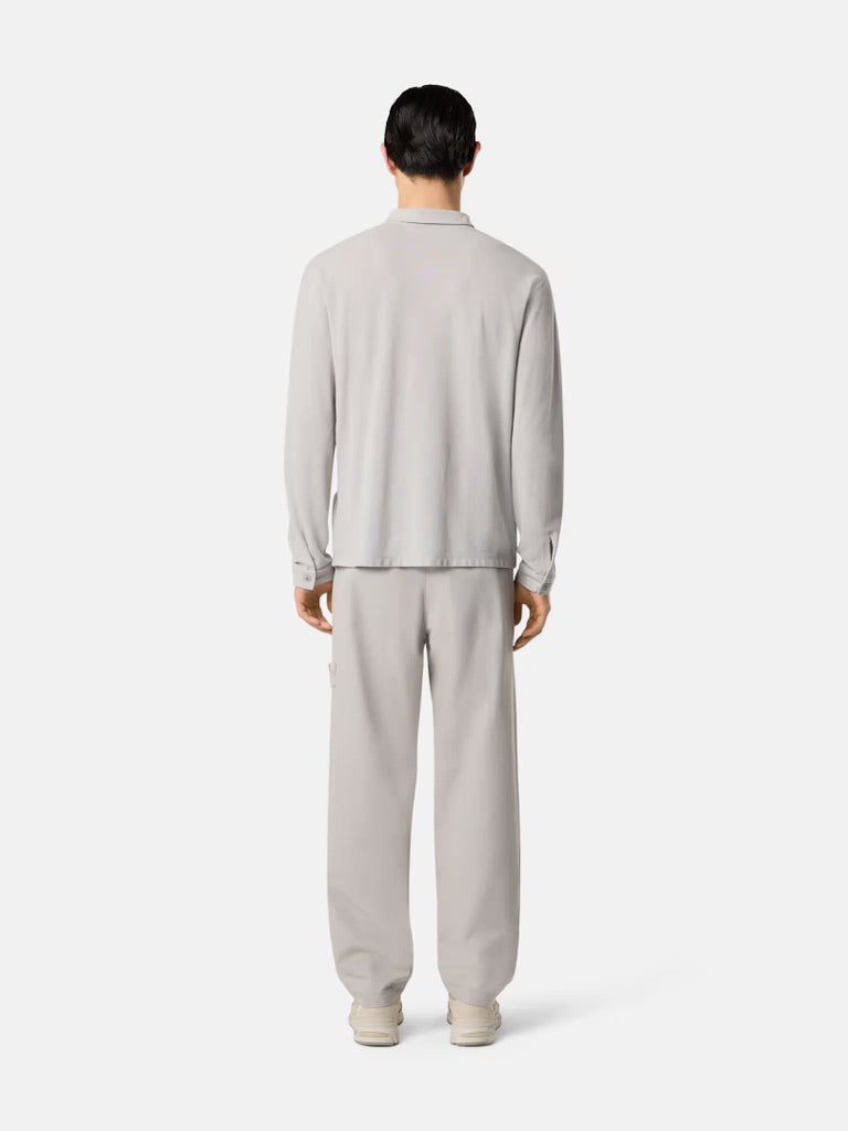 Stone Island Ghost long-sleeve polo shirt - Dust