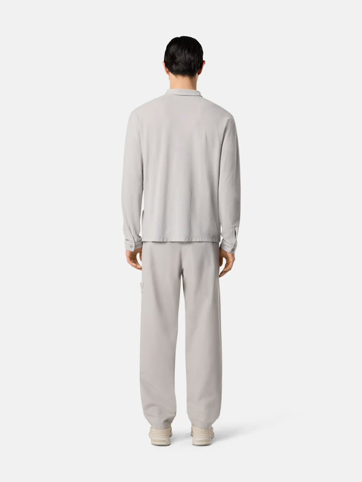 Stone Island Ghost long-sleeve polo shirt - Dust