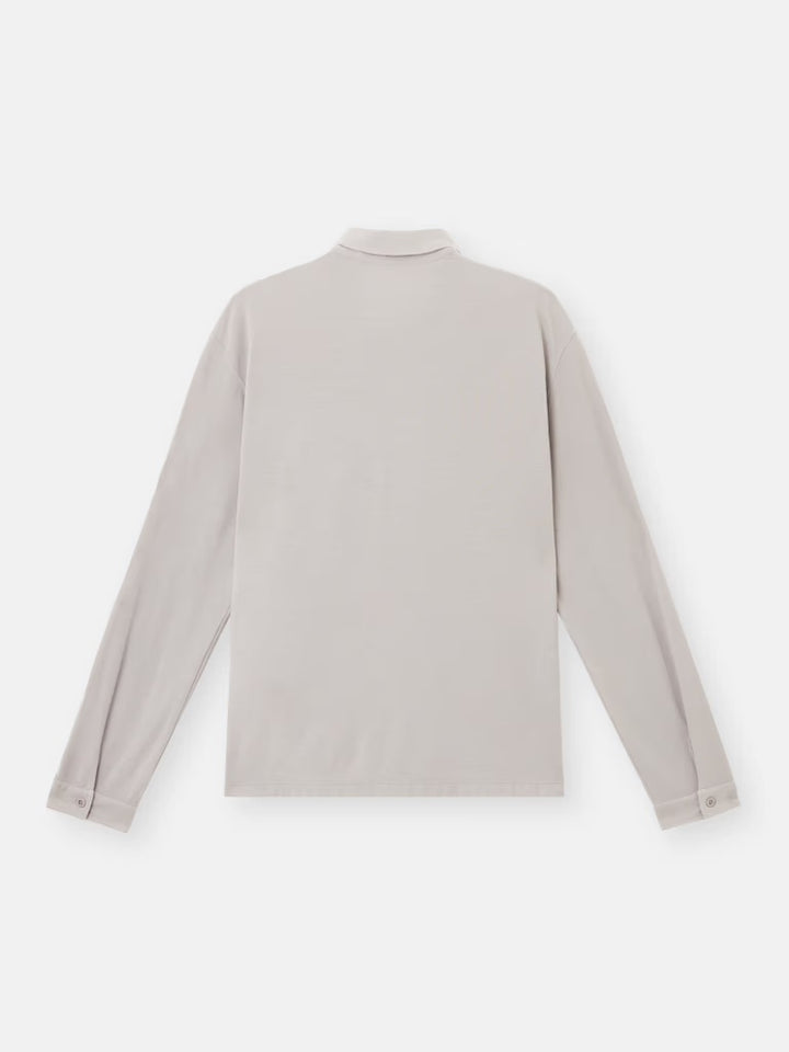 Stone Island Ghost long-sleeve polo shirt - Dust