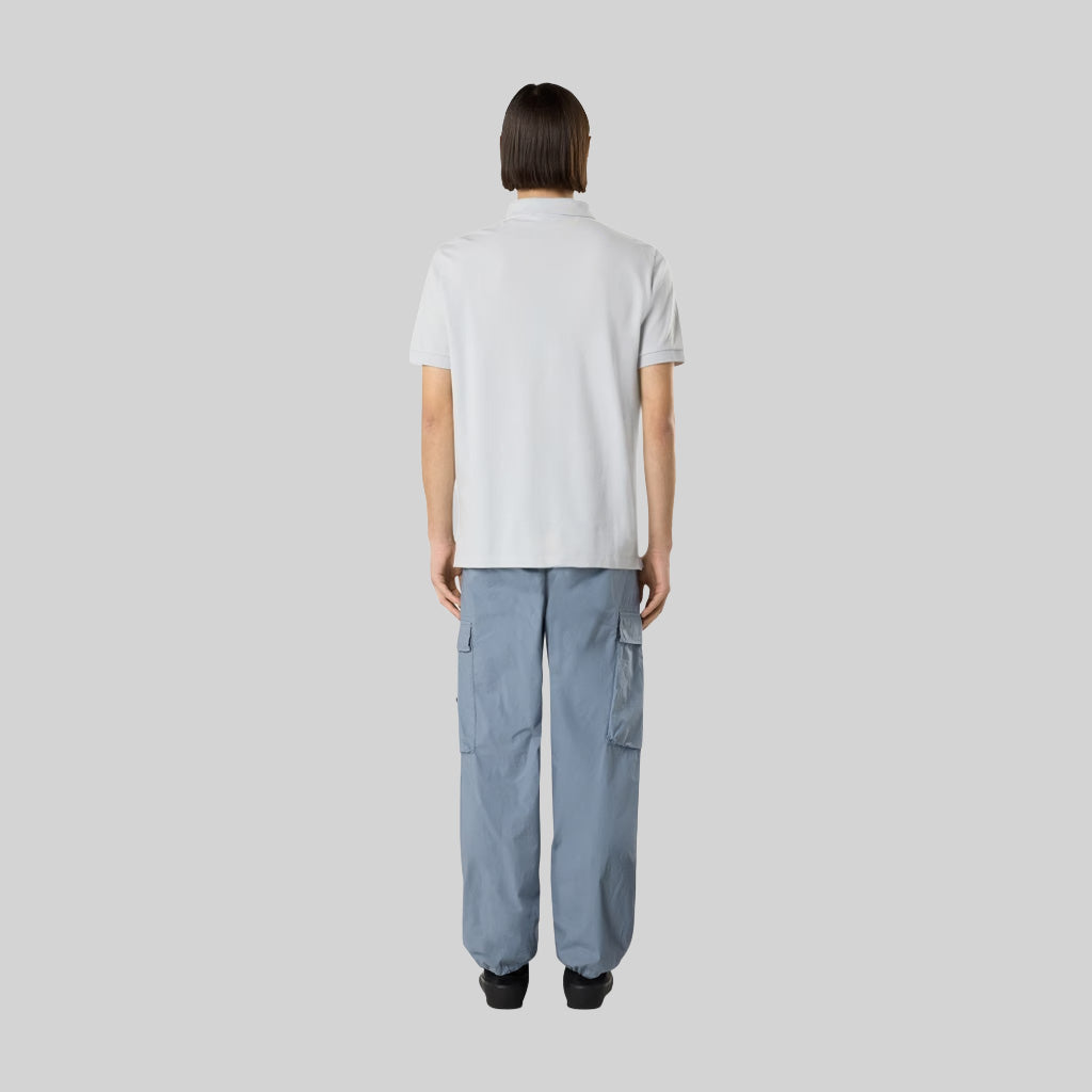 ORGANIC COTTON PIQUÉ SHORT SLEEVE POLO - SKY BLUE