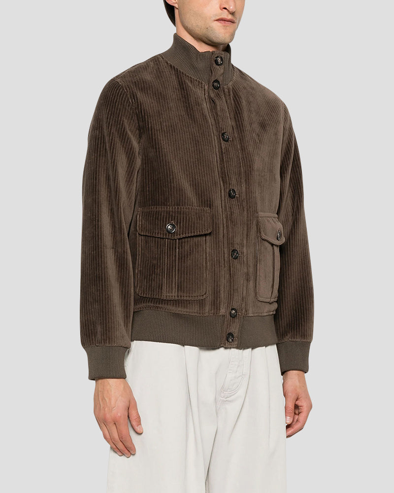 diggy　LANDLORD CORDUROY BOMBER JACKET Corduroy bomber jacket - Taupe – MENS