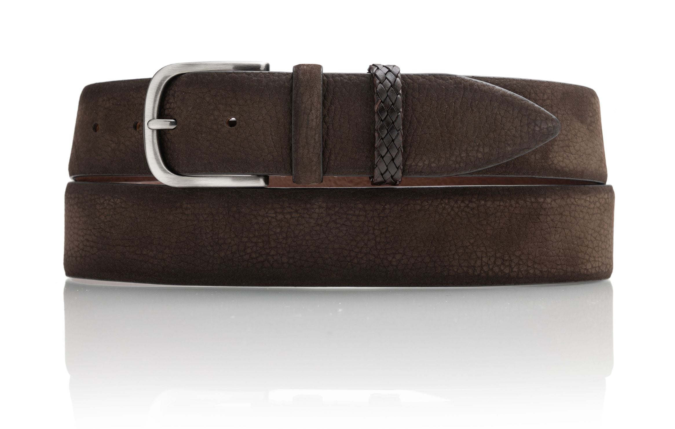 VENETA NUBUCK BELT IN T.MORO