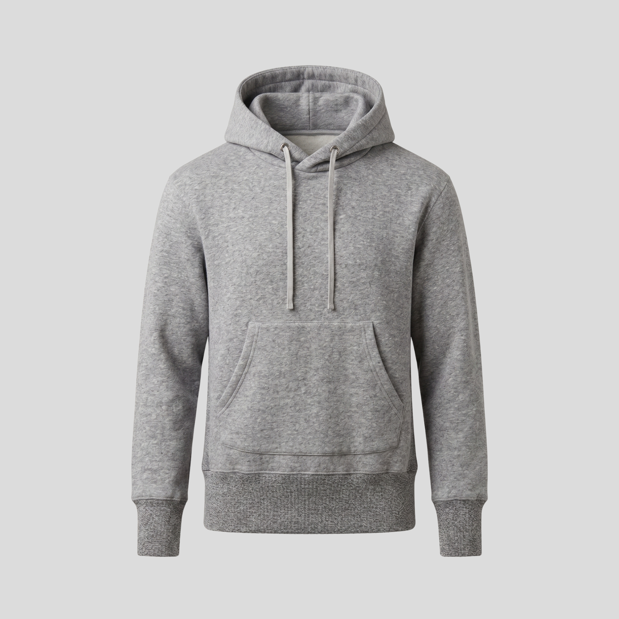 COTTON HOODIE - GRAY