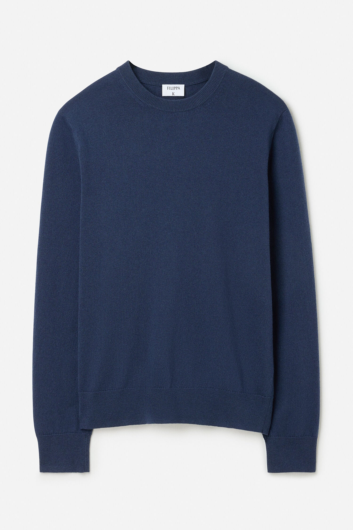 FILIPPA K COTTON MERINO SWEATER DUSK BLUE