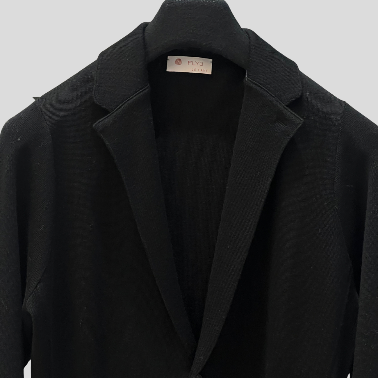 DECONSTRUCTED GHOST BLAZER - BLACK