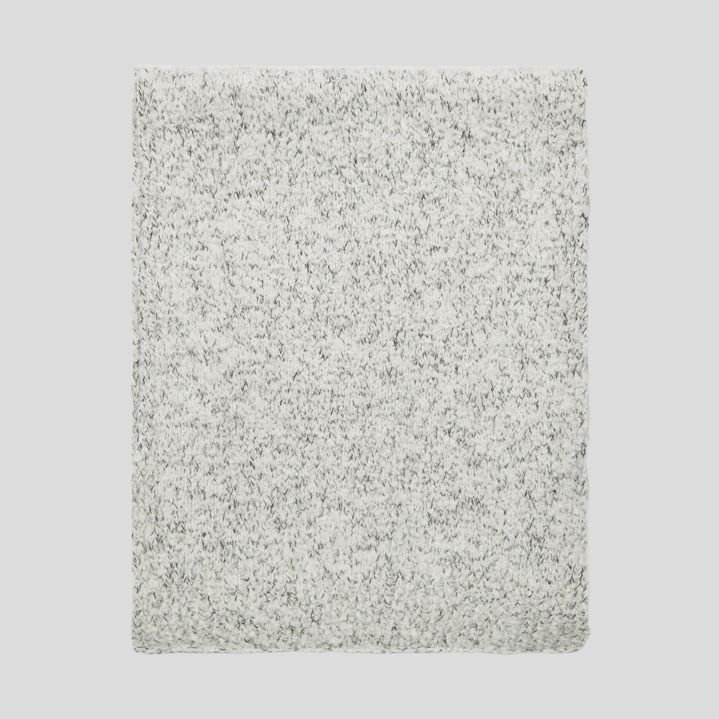 BOUCLÉ WOOL SCARF - ECRU