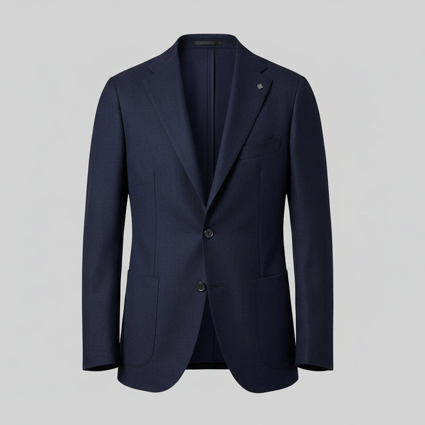 VIRGIN WOOL SUIT - NAVY