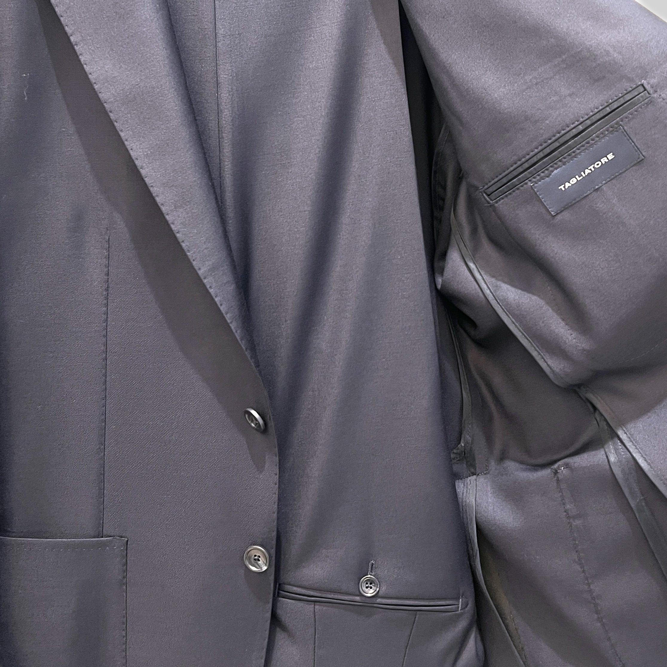 VIRGIN WOOL SUIT - NAVY