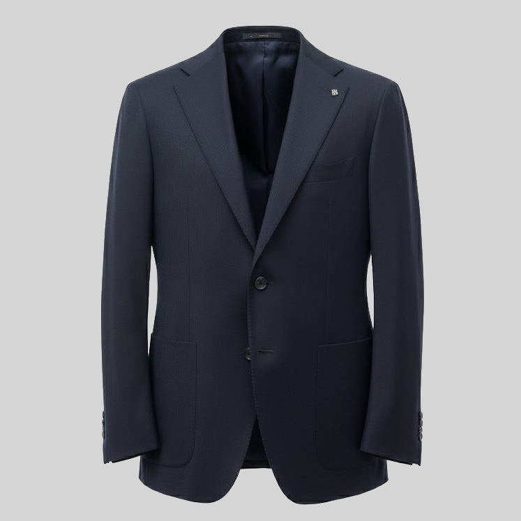 VIRGIN WOOL SUIT - NAVY