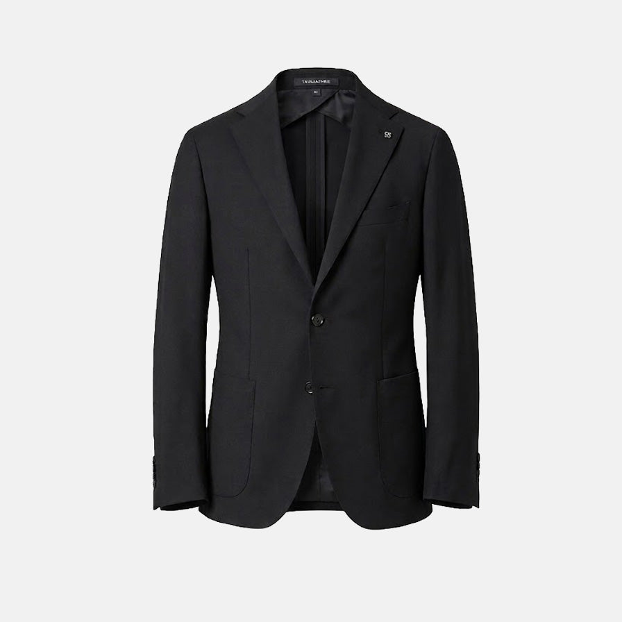 VIRGIN WOOL SUIT - BLACK