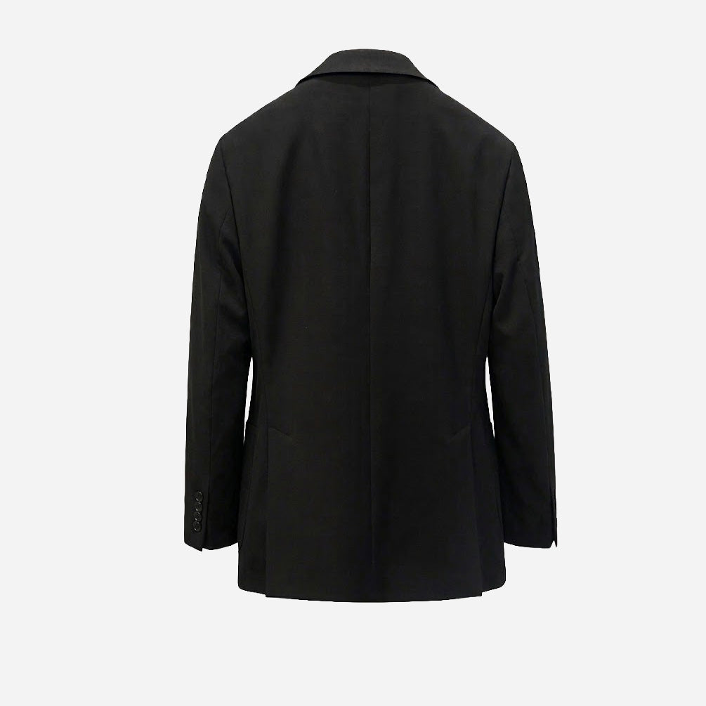 VIRGIN WOOL SUIT - BLACK