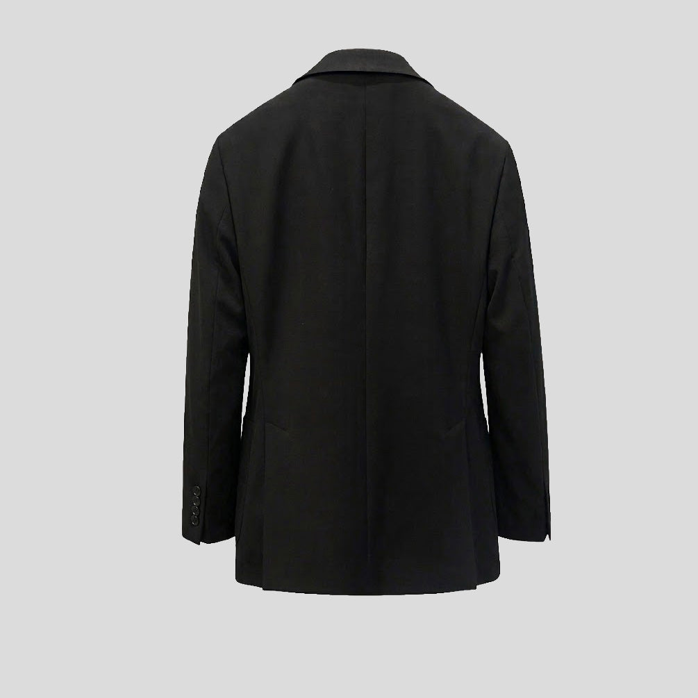 VIRGIN WOOL SUIT - BLACK