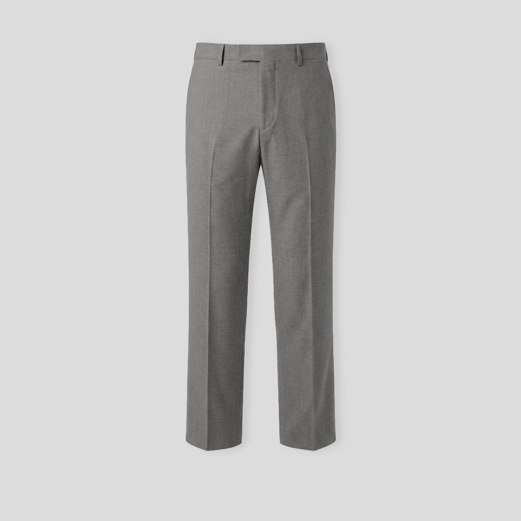 SINGLE BREASTED  VIRGIN WOOL SUIT - GREY
