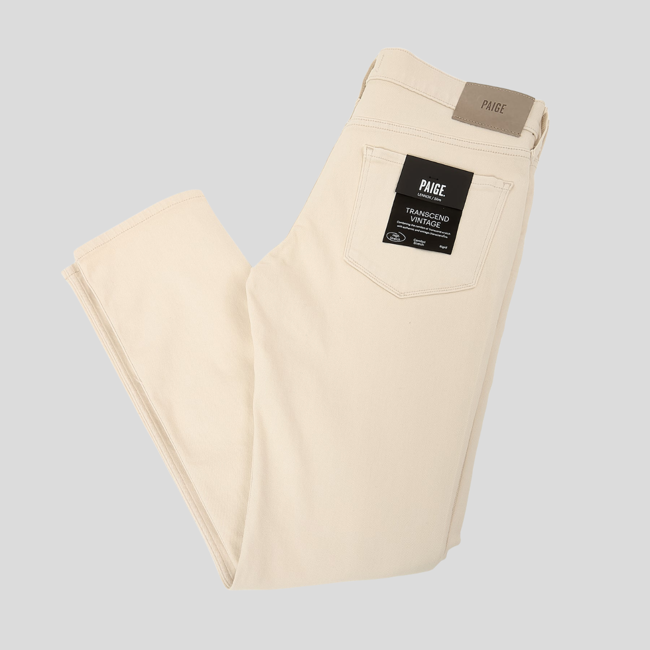 LENNOX TRANSCEND VINTAGE JEANS - IVORY STONE