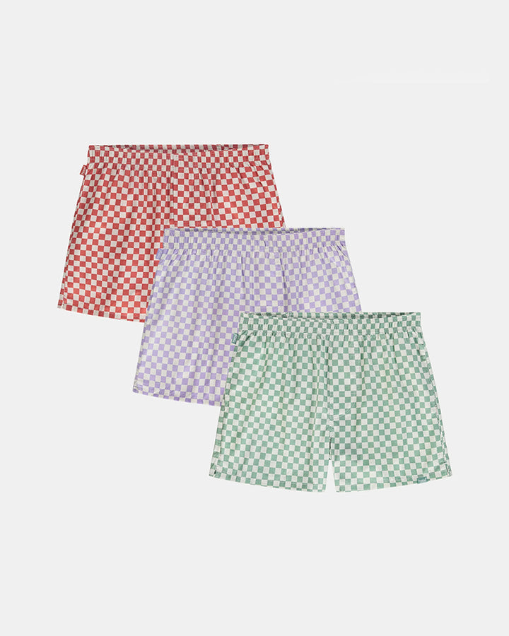 3-packs shorts boxer - Damier