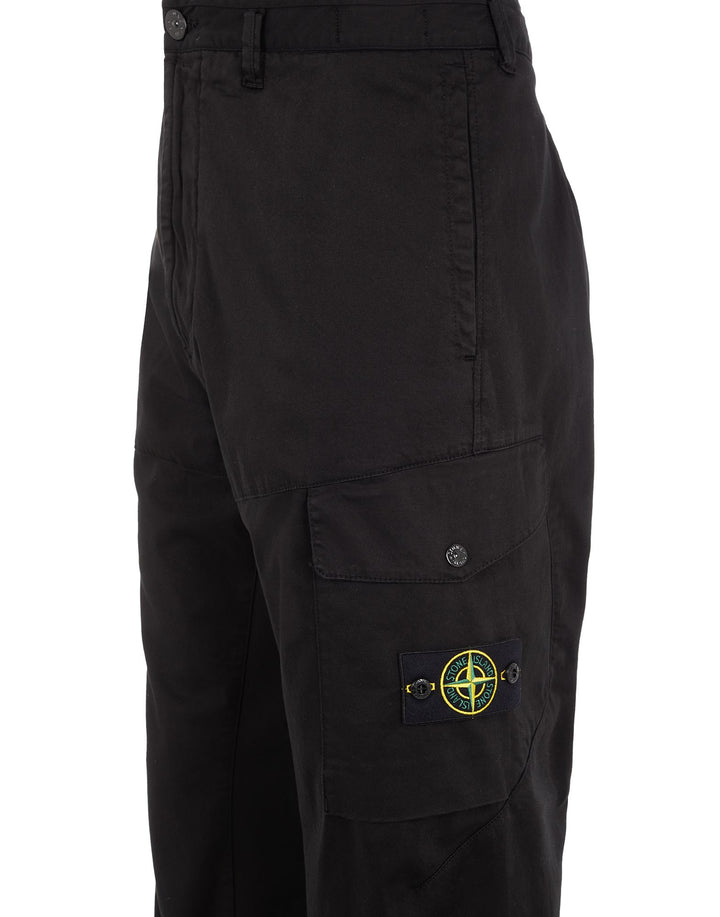 Pantalon cargo coupe régulière - NOIR