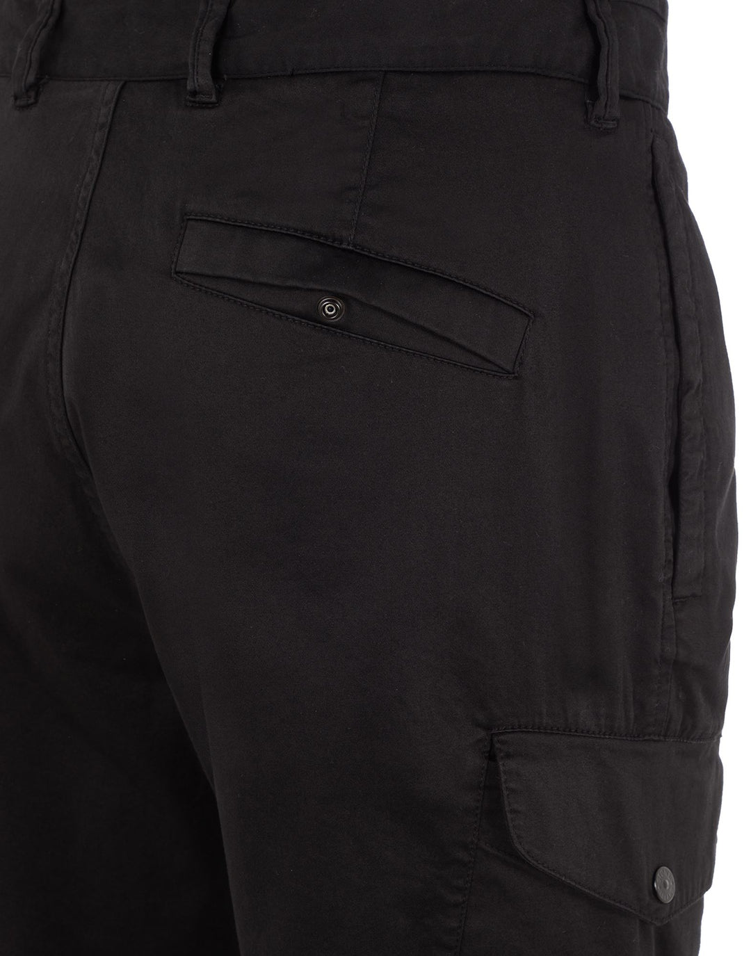 Regular fit cargo pants - BLACK